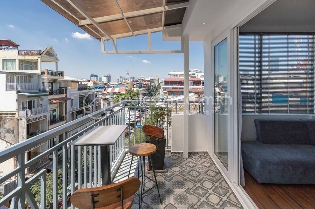 TAO Riverside Residence | Phsar Kandal I单间公寓出租，位于Phsar Kandal I
