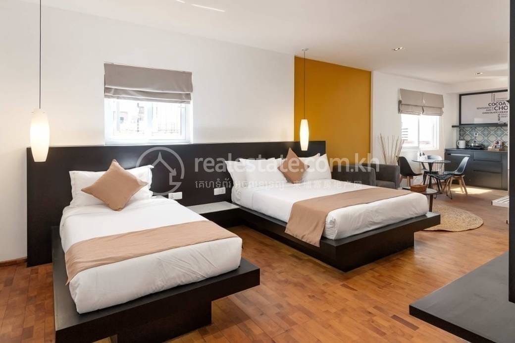 TAO Riverside Residence | Daun Penh에 있는 서비스드 아파트 임대 $1,350