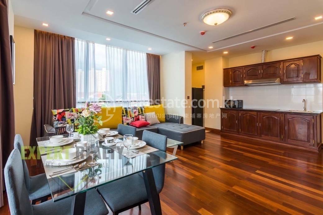 เซอร์วิสอพาร์ทเม้นท์ สำหรับเช่า ใน BKK 1, บึงเกงกอง, พนมเปญ