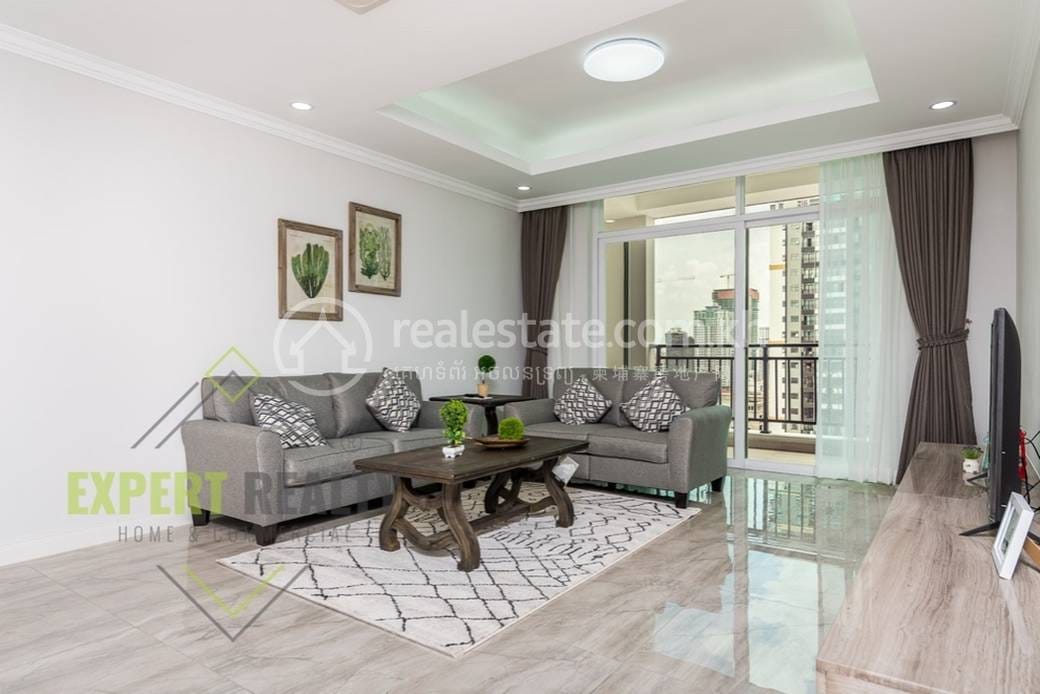Apartmán se službami K pronájmu in Boeng Keng Kang $2,500