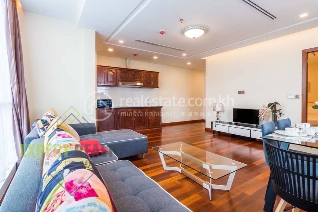 เซอร์วิสอพาร์ทเม้นท์ สำหรับเช่า ใน Boeng Keng Kang $800