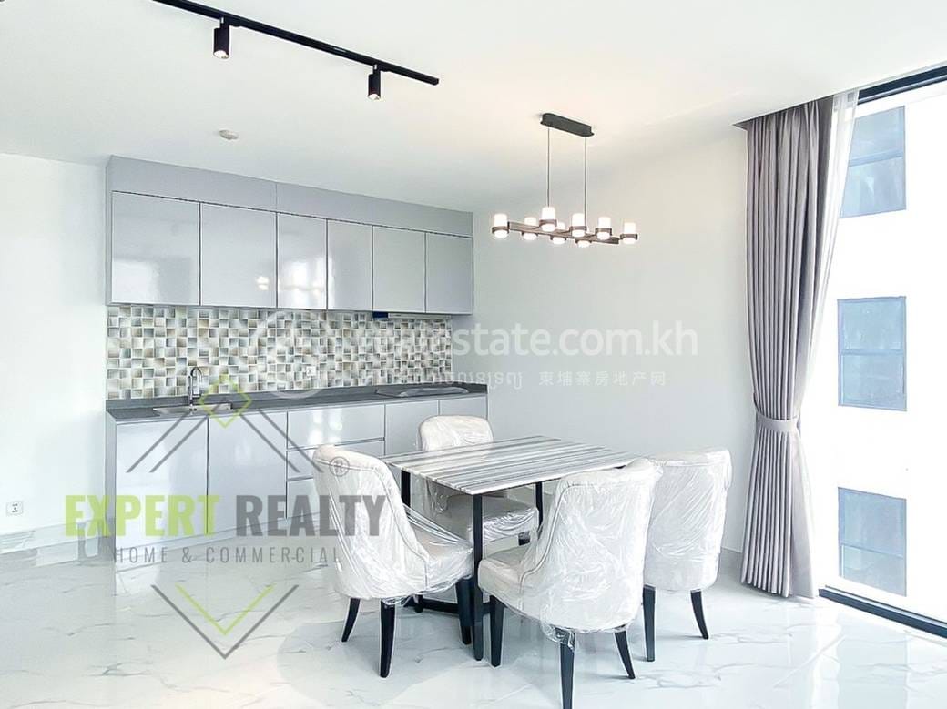 Apartmán se službami K pronájmu in Boeng Keng Kang $1,300