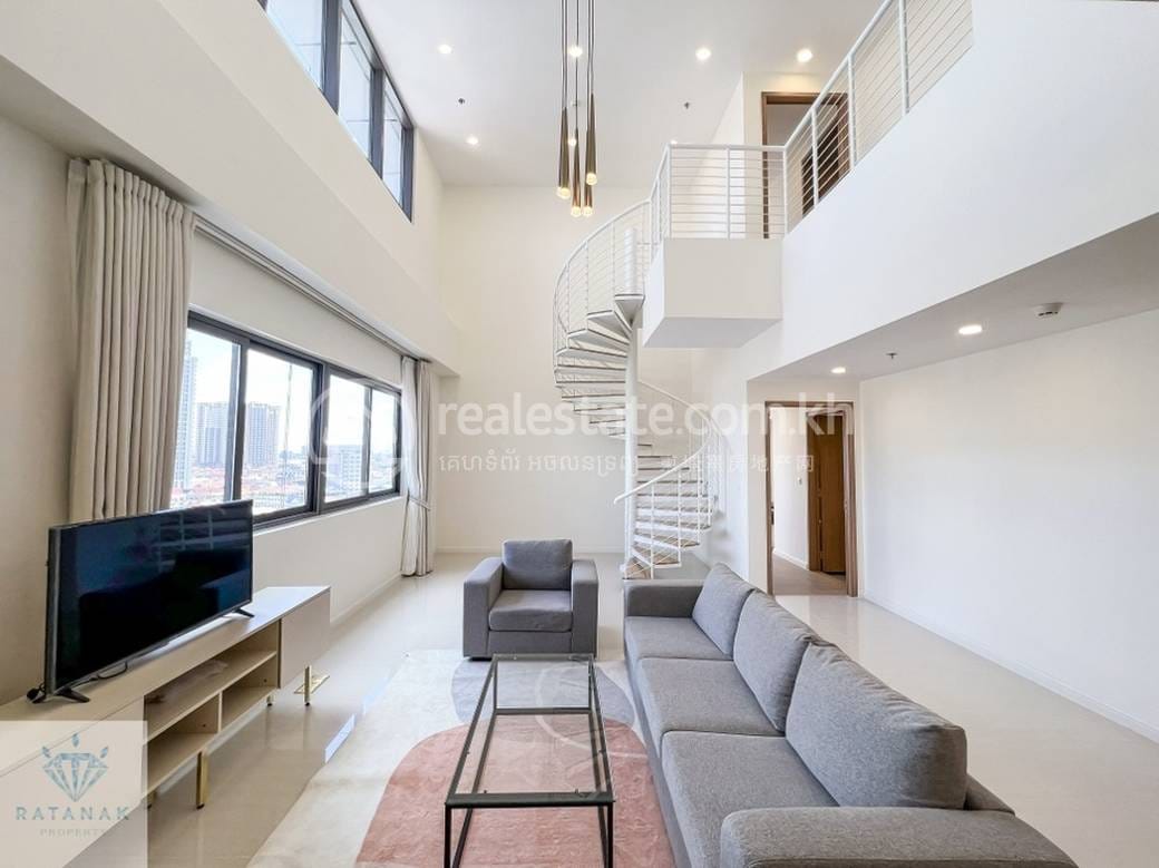 Appartement À louer à, Boeung Kak 1, Toul Kork, Phnom Penh