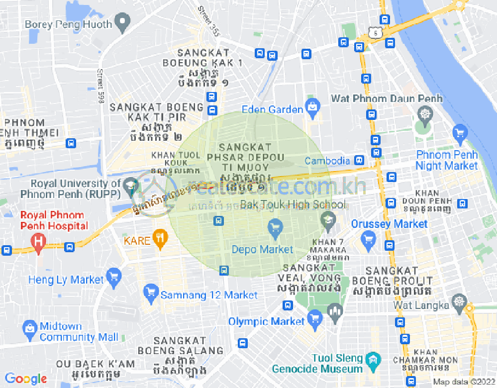 ផែនទី Emerald Hotel and Apartment
