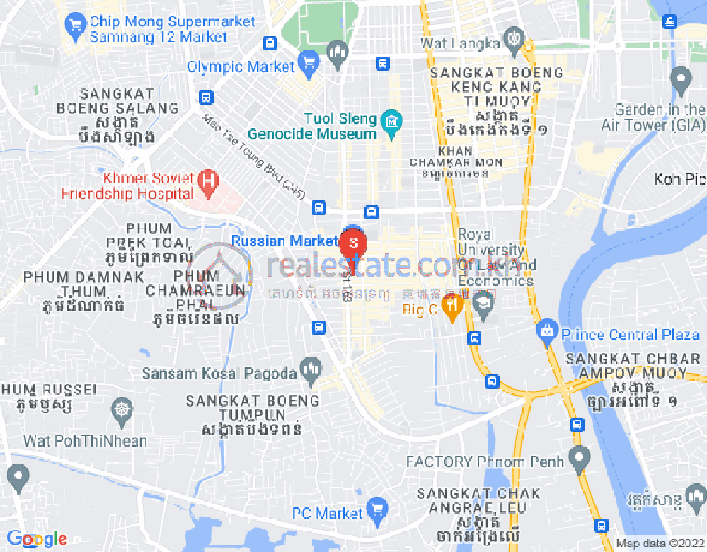 ផែនទី ទួលទំពូង១, ចំការមន, ភ្នំពេញ