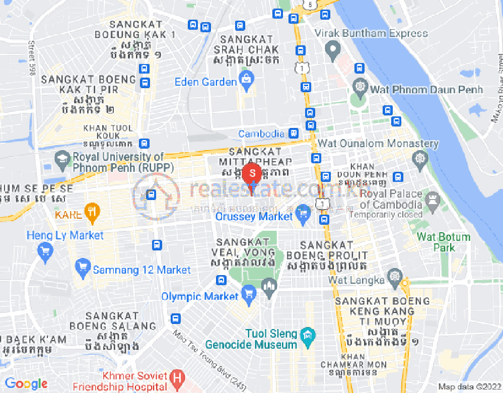 Map of Mittapheap, 7 Makara, Phnom Penh