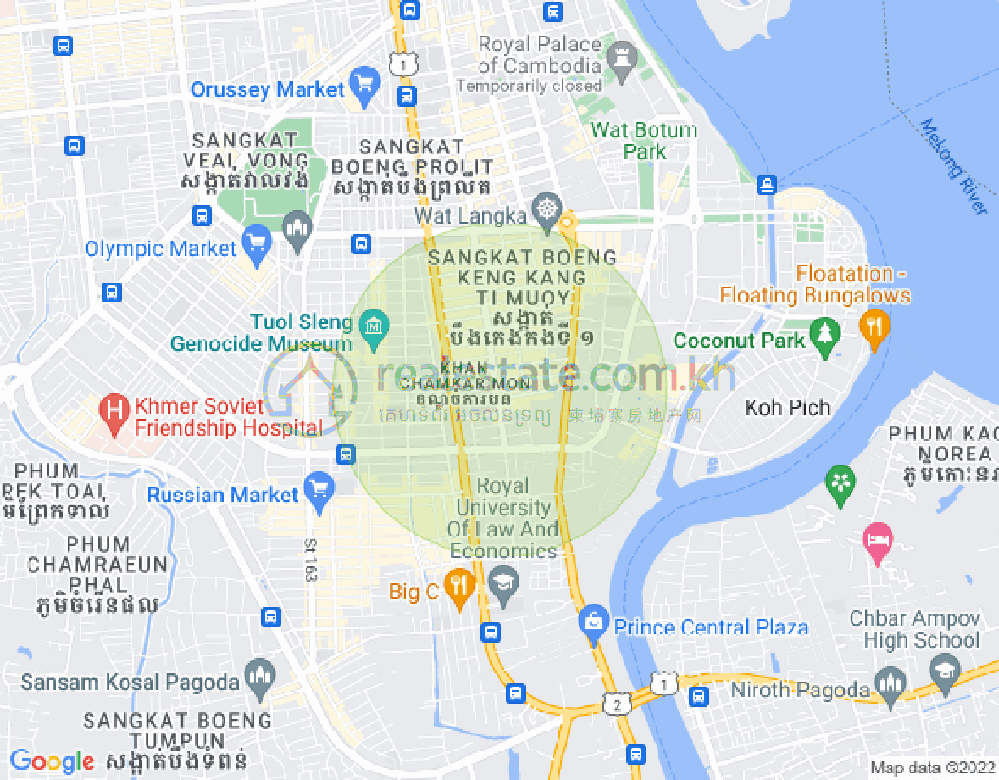 แผนที่ BKK 1, บึงเกงกอง, พนมเปญ