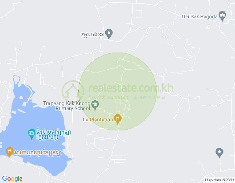 Map of Koun Satv, Tuek Chhou, Kampot