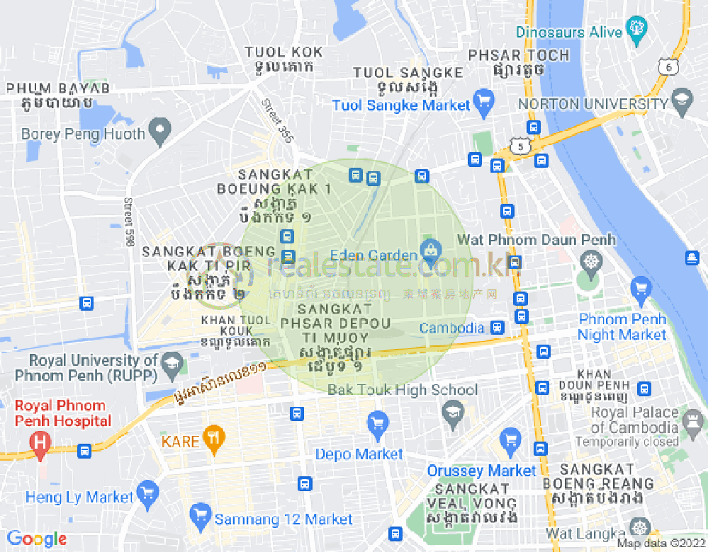 Oakwood Premier Phnom Penhの地図