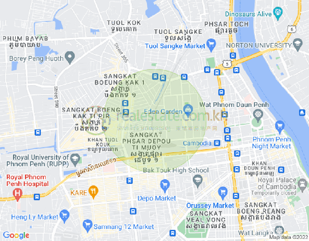 Mapa: Oakwood Premier Phnom Penh