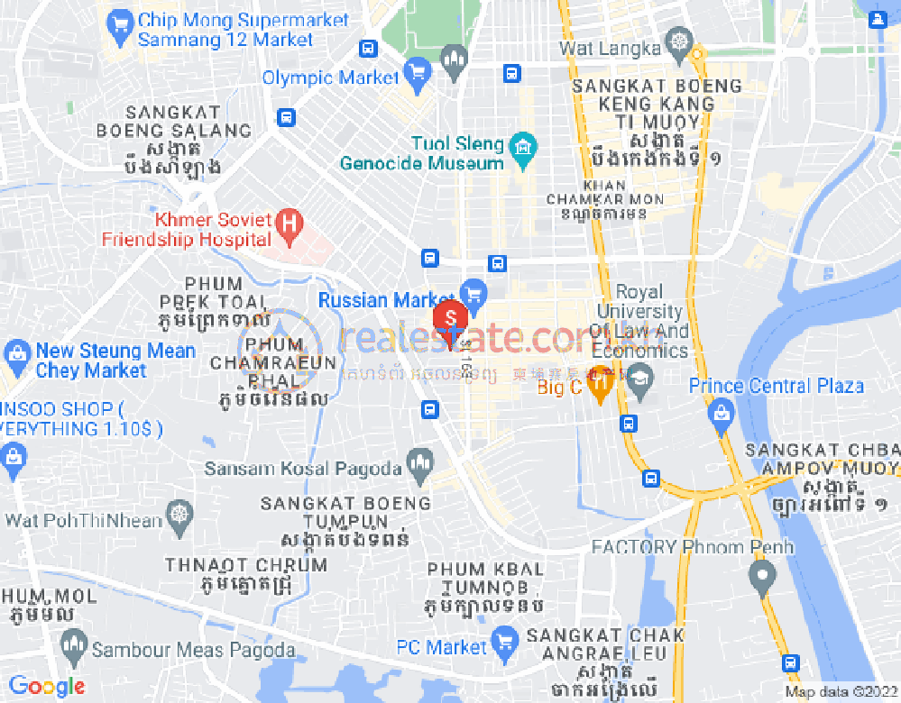 ផែនទី ទួលទំពូង១, ចំការមន, ភ្នំពេញ