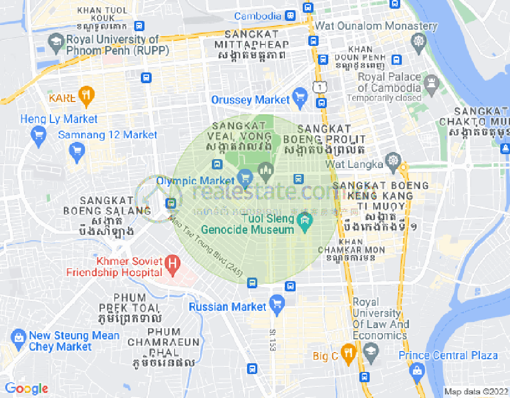 88 Suites@Blvd, BKK1地图