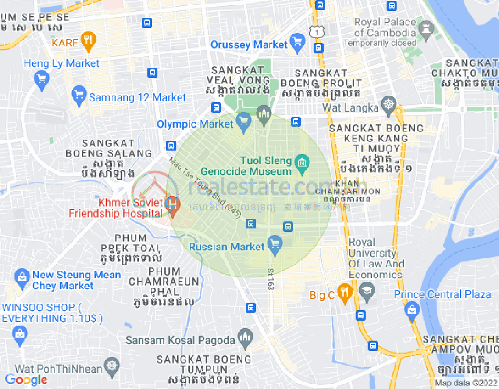 แผนที่ BKK 1, บึงเกงกอง, พนมเปญ