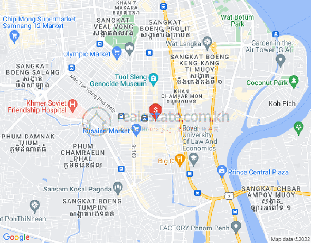 ផែនទី បឹងកេងកង៣, បឹងកេងកង, ភ្នំពេញ