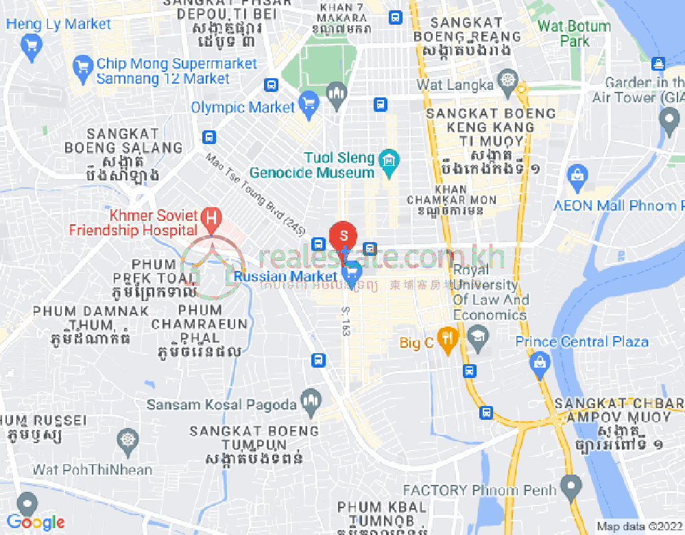 ផែនទី ទួលទំពូង១, ចំការមន, ភ្នំពេញ