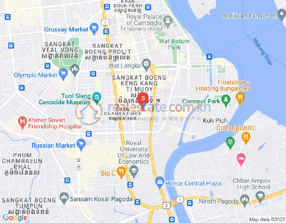 แผนที่ The View Serviced Residence