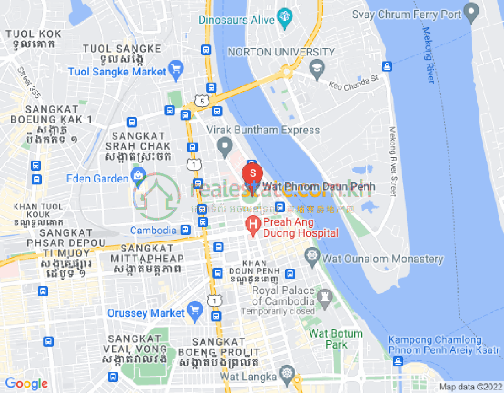 Map of Mittapheap, 7 Makara, Phnom Penh