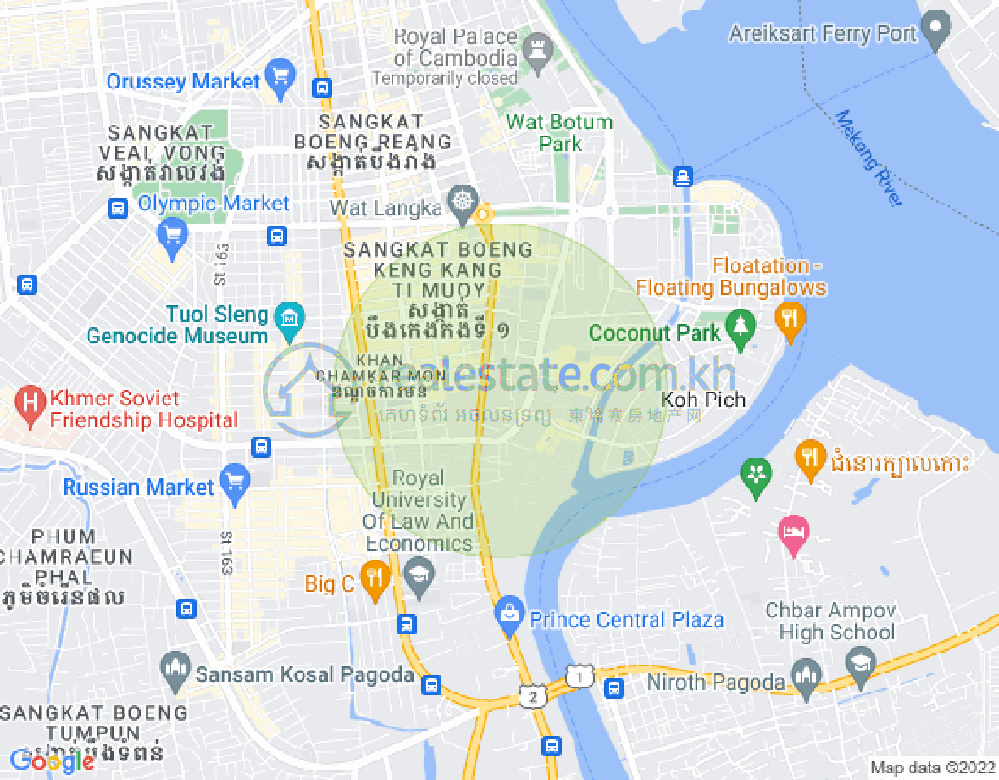 ផែនទី bkk3 bkk3, បឹងកេងកង៣, បឹងកេងកង, ភ្នំពេញ