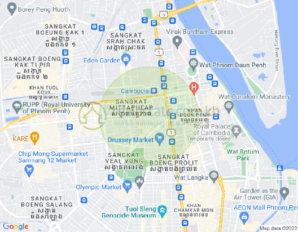 Map of Mittapheap, 7 Makara, Phnom Penh