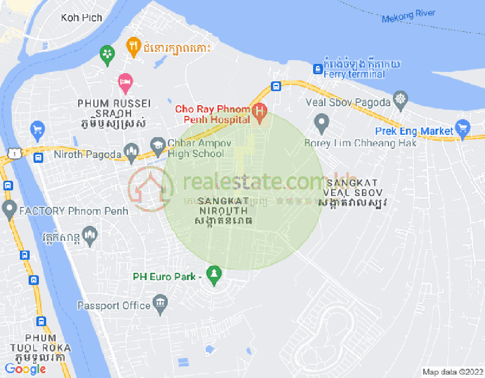 แผนที่ นิรุต, จบาร์อำเปา, พนมเปญ
