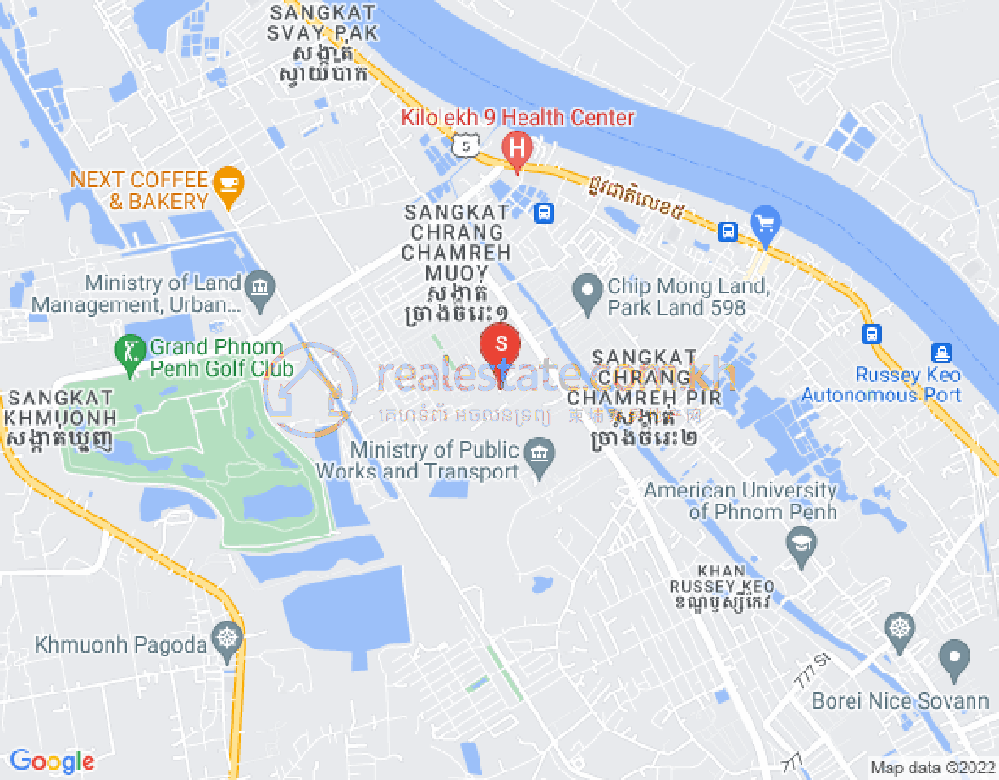 Map of Phnom Penh Thmey, Sen Sok, Phnom Penh