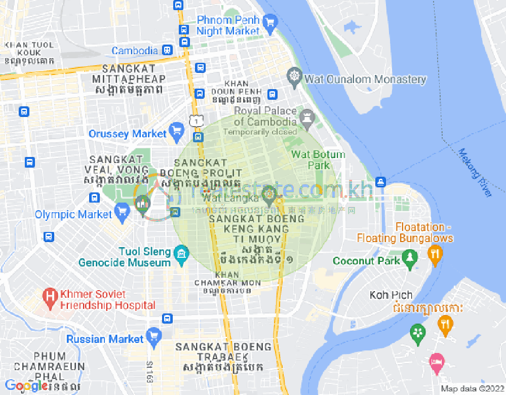 Mapa: Phnom Penh 51 Hotel & Apartment