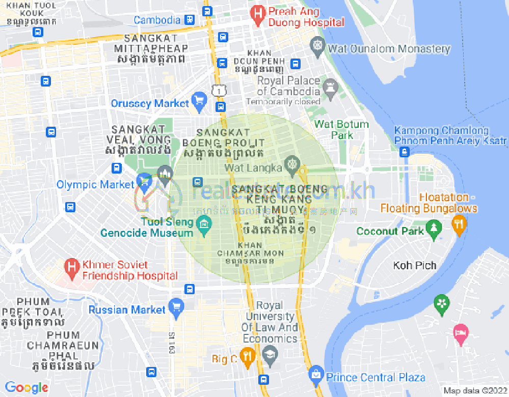 แผนที่ BKK 1, บึงเกงกอง, พนมเปญ
