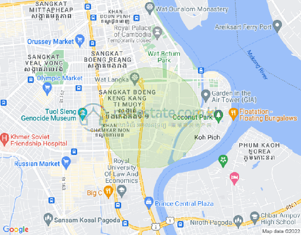 แผนที่ ตวลตุมปวง 2, จัมการมอน, พนมเปญ