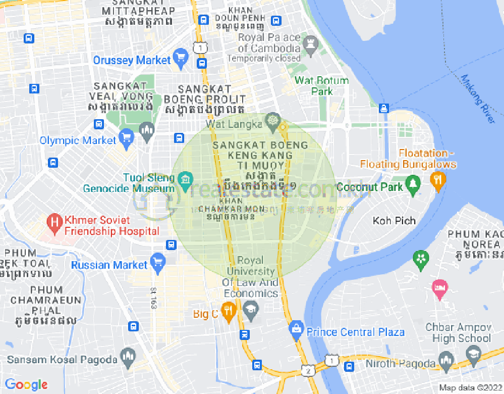 แผนที่ BKK 1, บึงเกงกอง, พนมเปญ