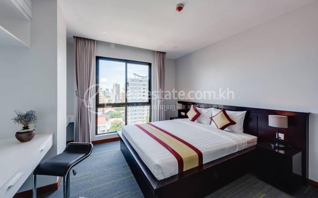 Апартаменты с Обслуживанием Для Аренды in Boeng Keng Kang $1,300