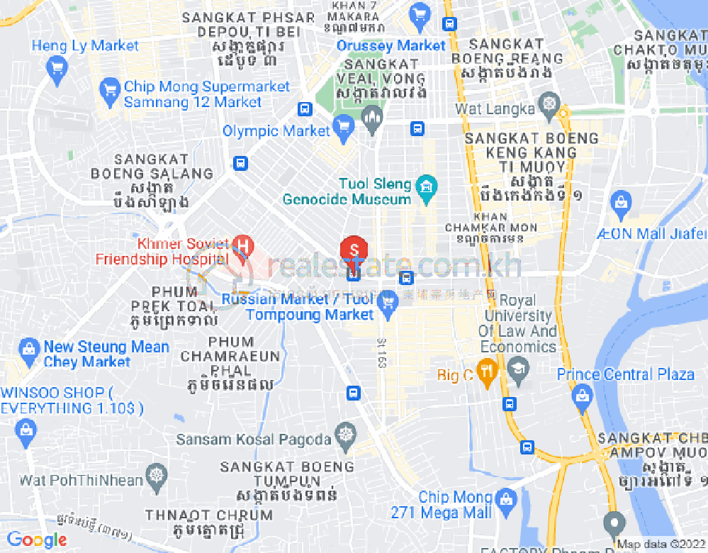 ផែនទី ទួលទំពូង១, ចំការមន, ភ្នំពេញ