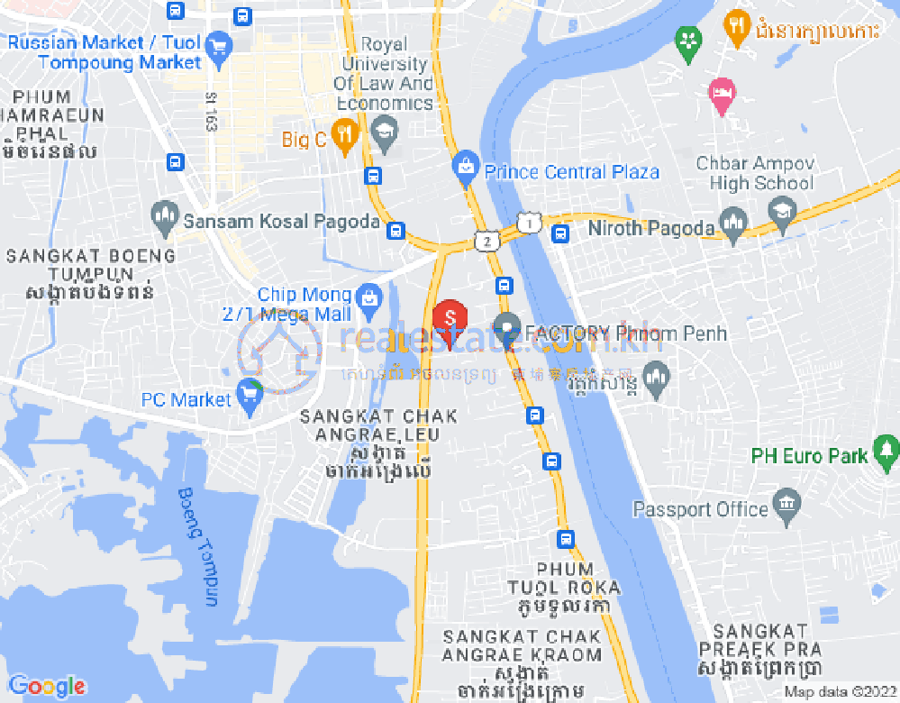 Carte de Urban Village Phase 1