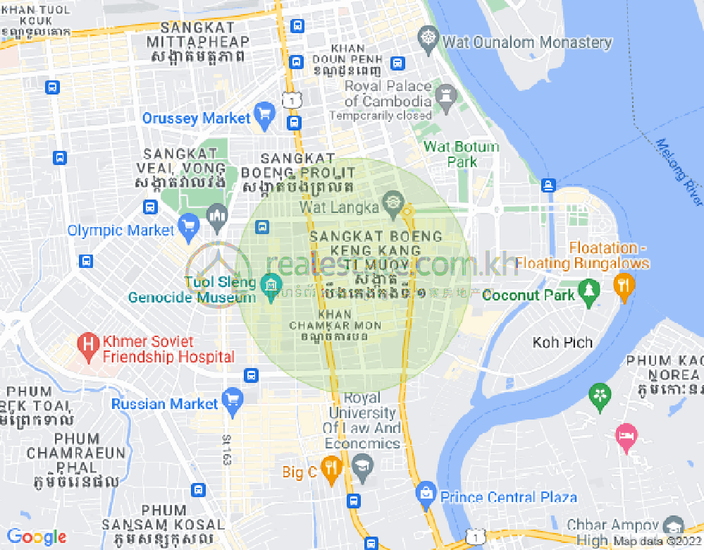 แผนที่ BKK 1, บึงเกงกอง, พนมเปญ