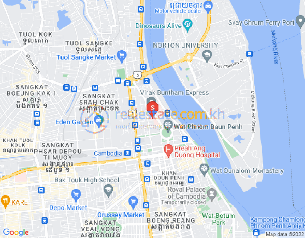 Map of Tronum Phsar Thmey