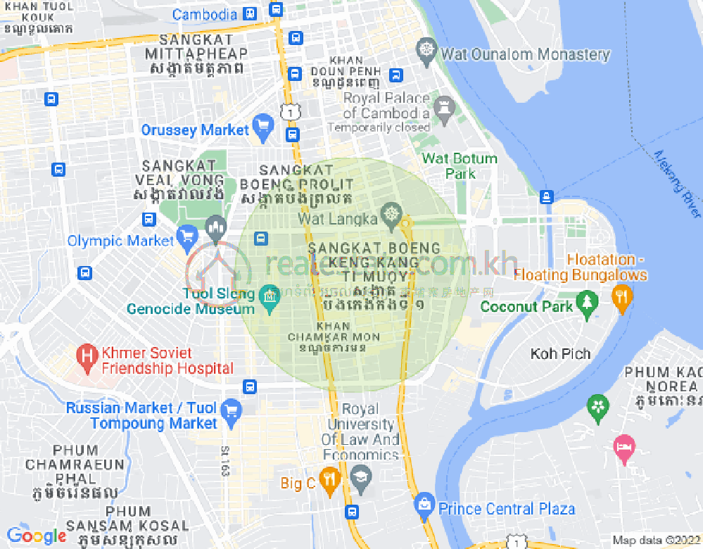 แผนที่ BKK 1, บึงเกงกอง, พนมเปญ