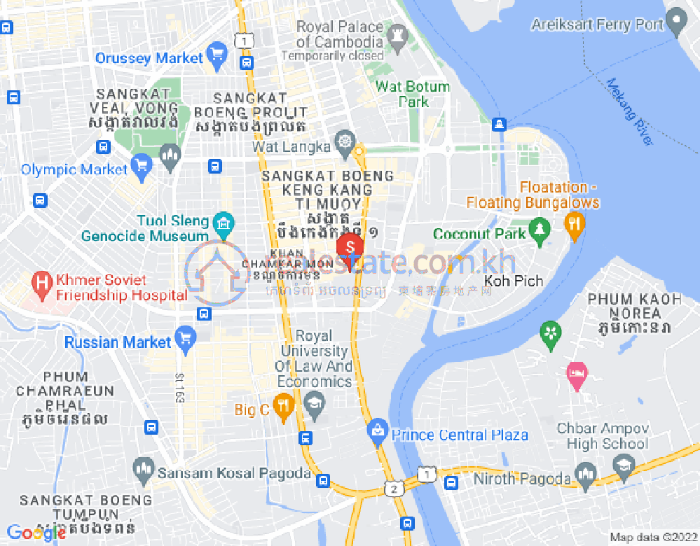 แผนที่ BKK 1, บึงเกงกอง, พนมเปญ