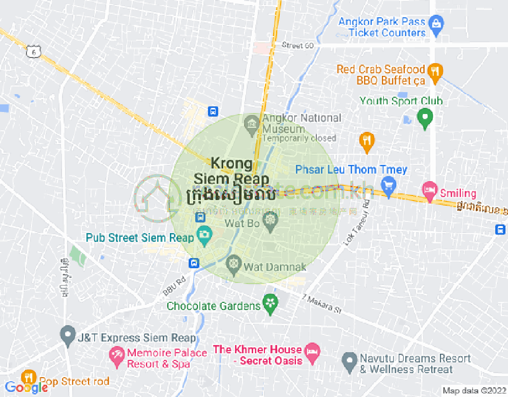 Mapa: Rose Apple Square