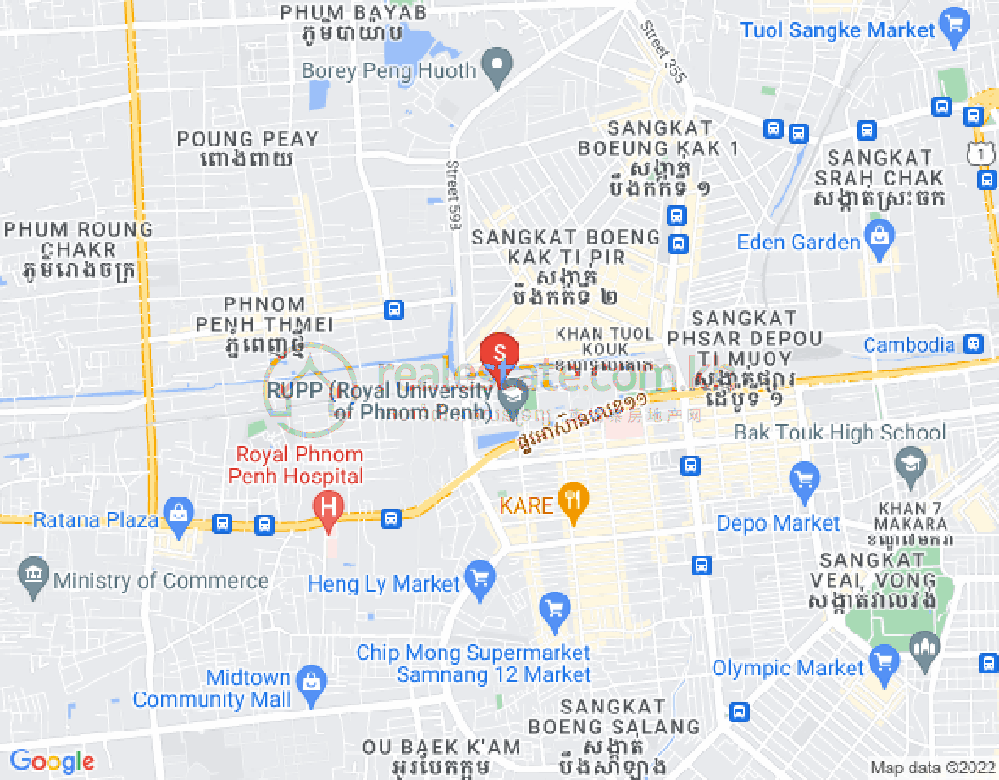 Map of TK Central
