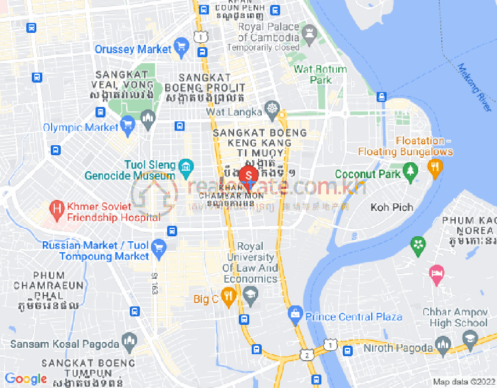 แผนที่ BKK 1, บึงเกงกอง, พนมเปญ