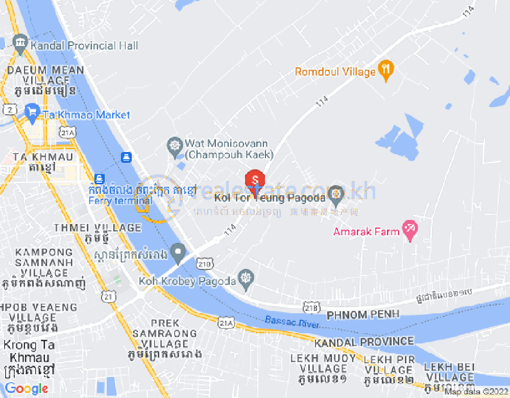 แผนที่ เปรียกทมี, จบาร์อamเปา, พนมเปญ