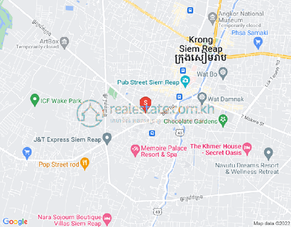Svay Dangkum分区, 暹粒地图