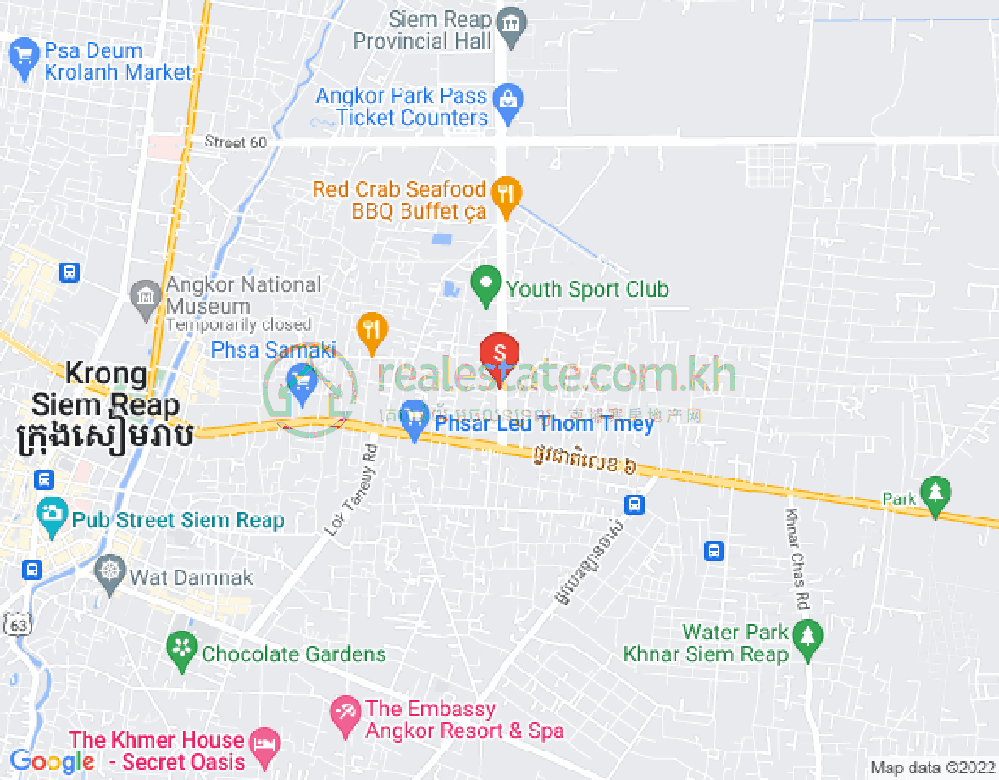 Mapa: Sla Kram, Siem Reap