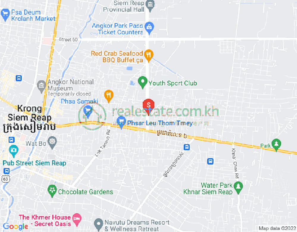 Mapa: Sla Kram, Siem Reap
