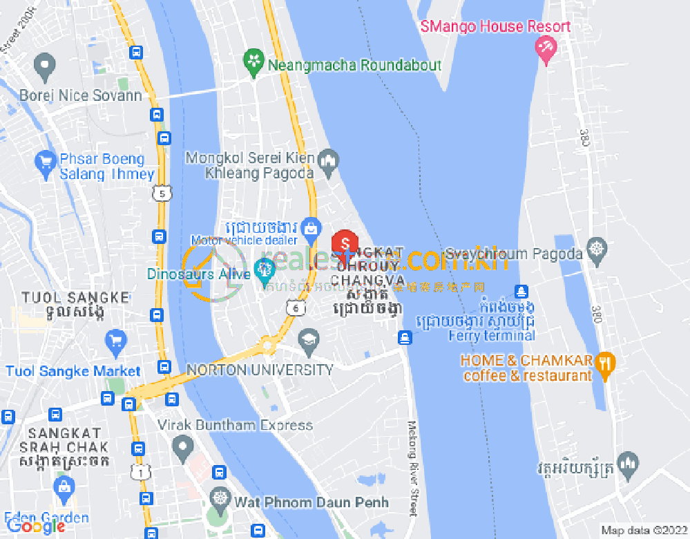 แผนที่ จเรยจังวา, พนมเปญ