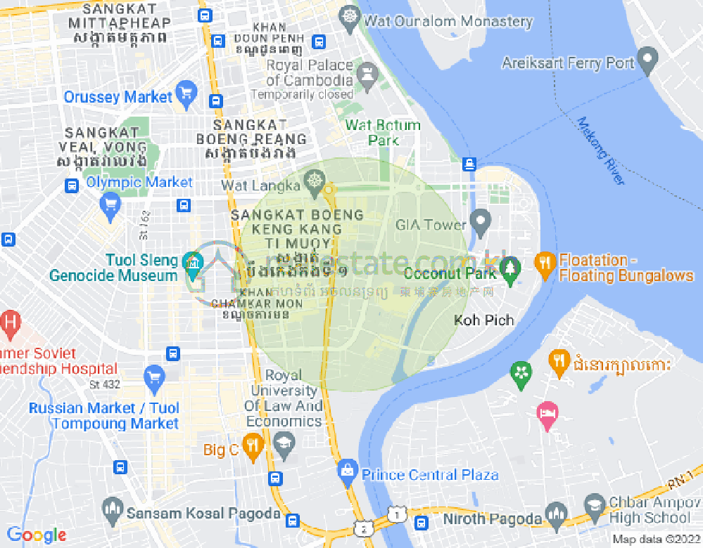 Map of Urban Village Phase 1