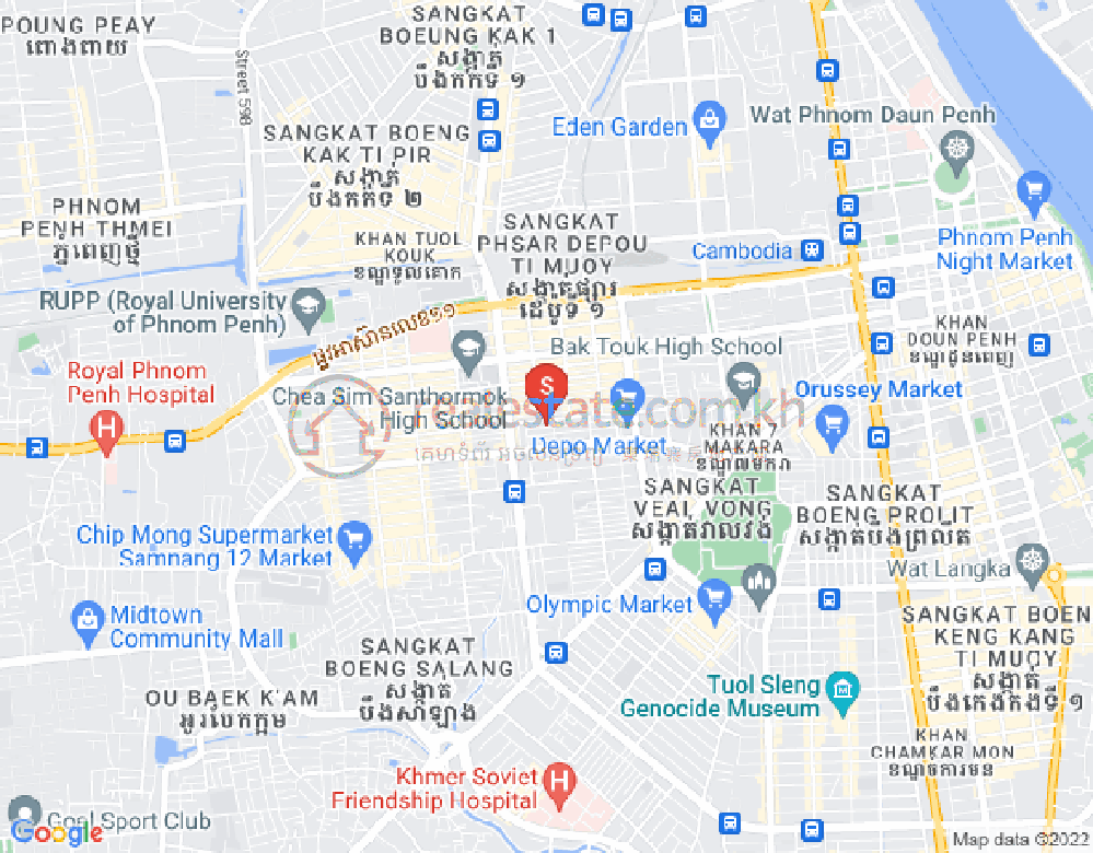 Map of Sk services Apartment II