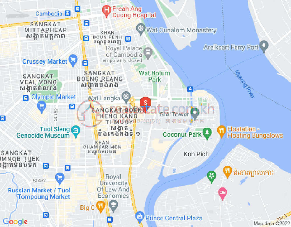 Map of Sk services Apartment II