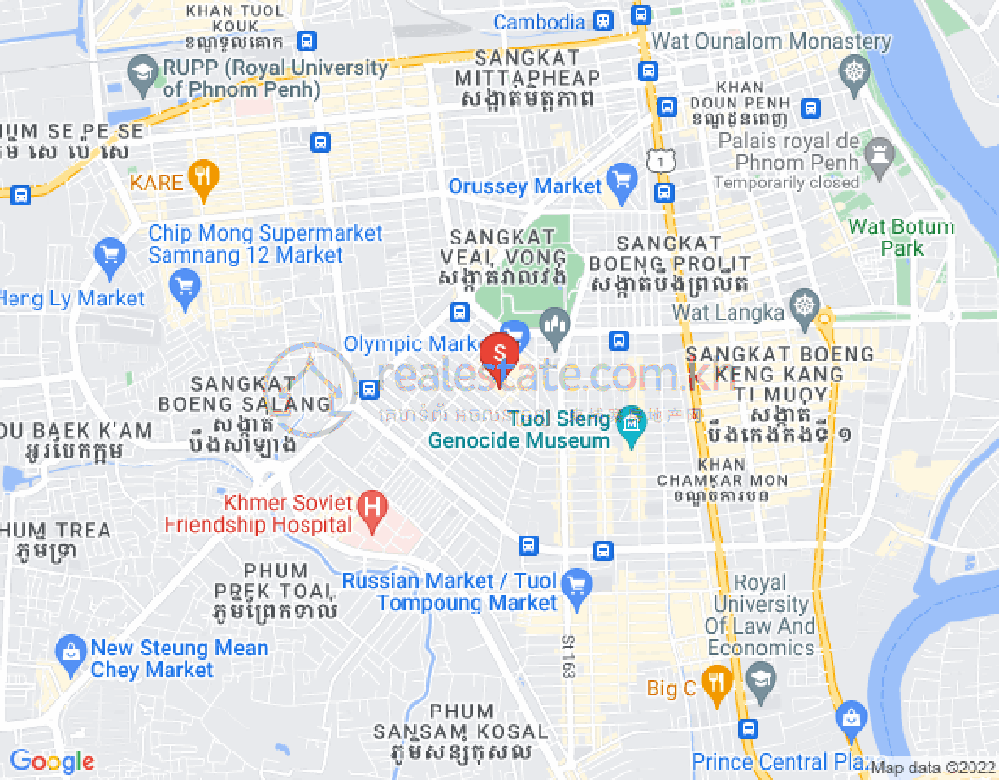 แผนที่ โอลิมปิก, บึงเกงกอง, พนมเปญ
