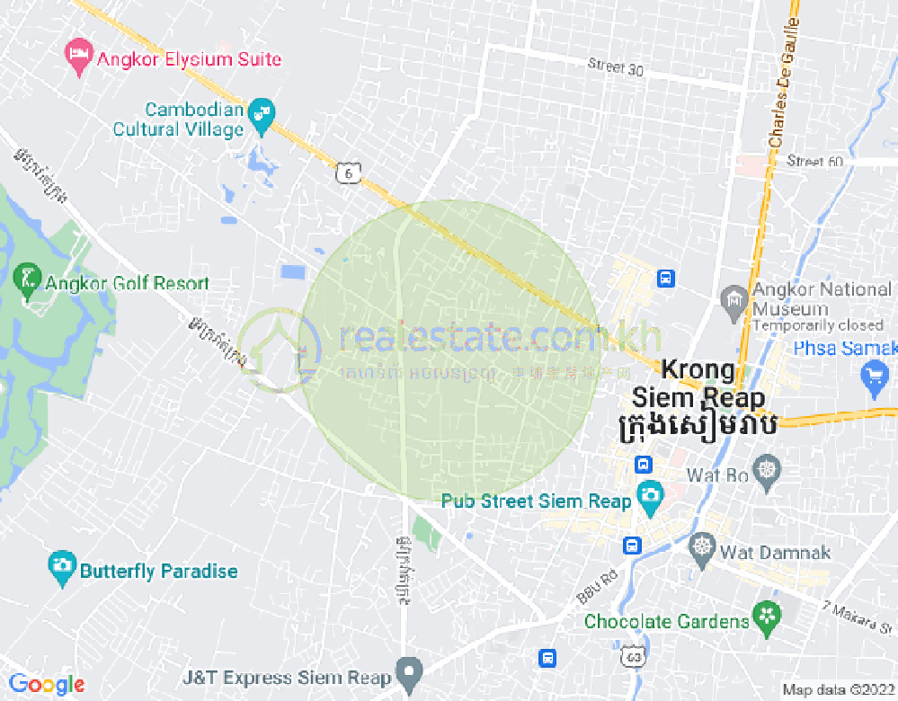 แผนที่ สวายดังกุม, เสียมเรียบ