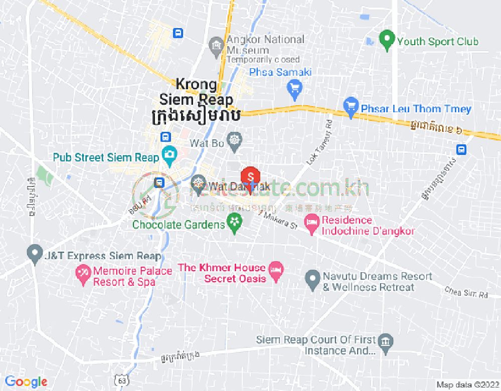 แผนที่ สลากอมเริก, เสียมเรียบ
